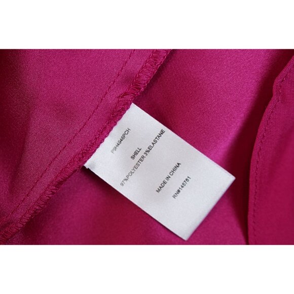 New w/Tags - Parker Knot-Front, Long Sleeve Dress - 70s Secretary Style, Pink, L - Picture 14 of 14